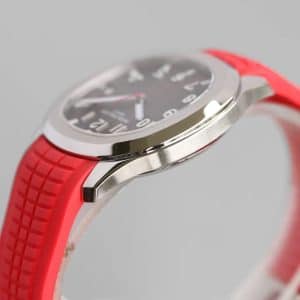 Patek Philippe Aquanaut 5168A Red Strap Super Clone