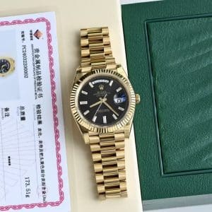 Black Baguette Dial