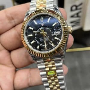Rolex Sky-Dweller 326933 Black Dial — Clean Factory 1:1 Two-Tone Super Clone