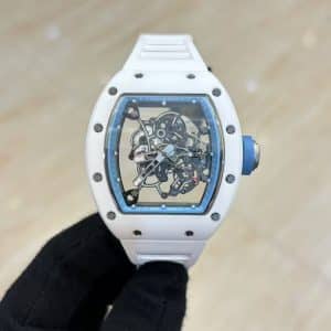 Replica Richard Mille RM055 Bubba Watson — White Ceramic Skeleton Edition