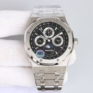 APS Factory Audemars Piguet Royal Oak Perpetual Calendar — Black “Grande Tapisserie” Dial Edition (1:1 Super Clone)