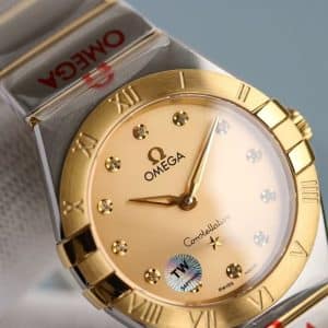 Omega Constellation 28mm Champagne Dial – TW Factory 1:1 Super Clone (2025 Edition)