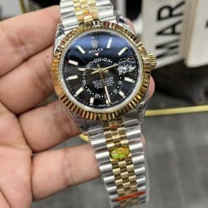 Rolex Sky-Dweller 326933 Black Dial — Clean Factory 1:1 Two-Tone Super Clone