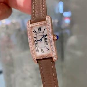 M1 Factory Replica Cartier Tank Française Gold 