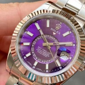 Rolex Sky-Dweller 326934 Purple Dial – Clean Factory Custom Super Clone