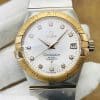 Omega Constellation Co-Axial Chronometer Two-Tone — Mother-of-Pearl Diamond Dial (1:1 Super Clone)