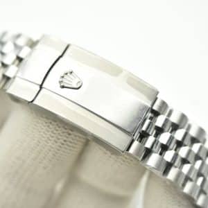 Rolex Datejust 41 Steel White Gold Mint Green Dial Automatic Watch 126334