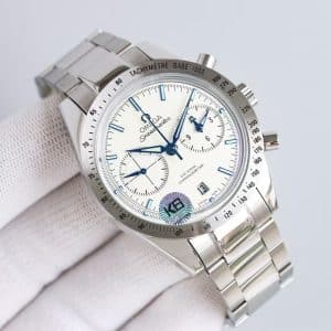 Replica Omega Speedmaster Co-Axial Chronometer White Dial