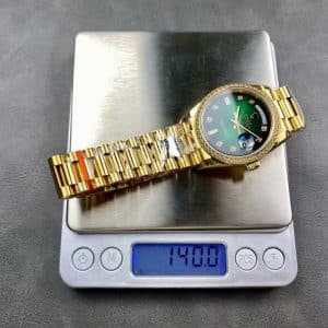 Rolex Day-Date 40 Green Diamond Dial