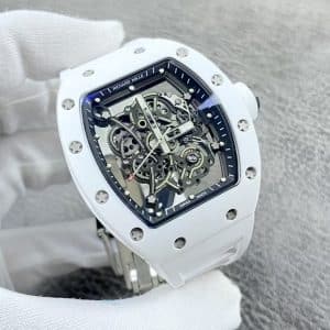 RM 055 Bubba Watson White Ceramic — Pure Power, Refined Precision
