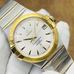 Omega Constellation Co-Axial Chronometer 38mm – N1 Factory 1:1 Super Clone (Two-Tone Gold Bezel Edition)