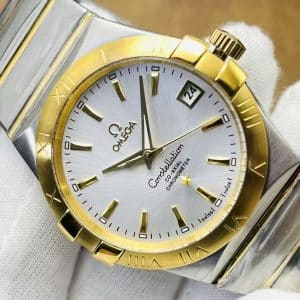 Omega Constellation Co-Axial Chronometer 38mm – N1 Factory 1:1 Super Clone (Two-Tone Gold Bezel Edition)
