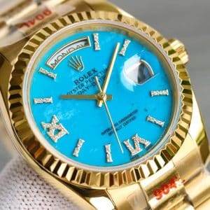 Turquoise Diamond Bezel