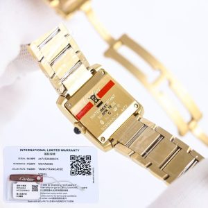 M1 Factory Replica Cartier Tank Française Gold