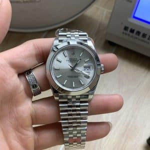 Silver Dial Jubilee Bracelet