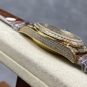 Rainbow Pave Diamond Dial