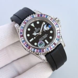 Replica KB Factory Rolex Yacht-Master “Rainbow Bezel”