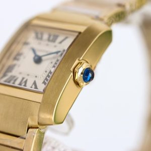 M1 Factory Replica Cartier Tank Française Gold