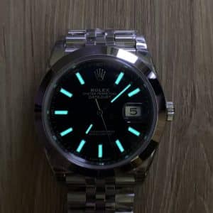 Datejust 41 Black Index Dial