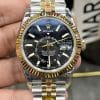 Rolex Sky-Dweller 326933 Black Dial — Clean Factory 1:1 Two-Tone Super Clone