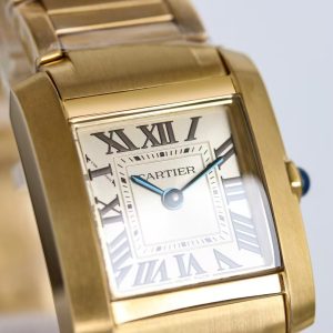 M1 Factory Replica Cartier Tank Française Gold