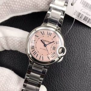AF Factory Cartier Ballon Bleu Super Clone – Pink Sunburst Dial Edition (Model CRW6900162)