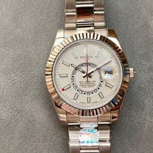 Rolex Sky-Dweller 326934 Silver Dial 42mm — Clean Factory Super Clone