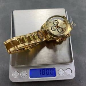 Daytona 116508 Yellow Gold Champagne Dial