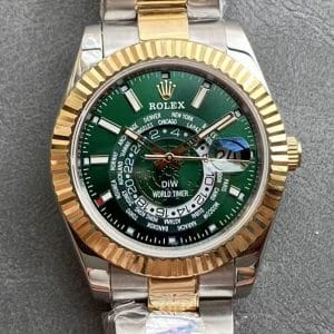 Sky-Dweller Two-Tone Green Dial 42mm