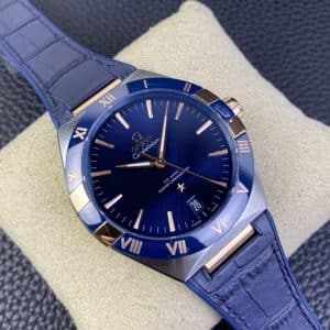Omega Constellation Co-Axial Master Chronometer 41mm – TW Factory 1:1 Super Clone (Blue Ceramic & Leather Edition)