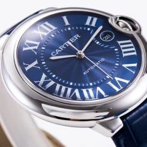 AF Factory Cartier Ballon Bleu Super Clone – Blue Dial Leather Strap Edition (Model CRW6900065)