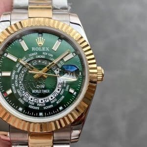Sky-Dweller Two-Tone Green Dial 42mm