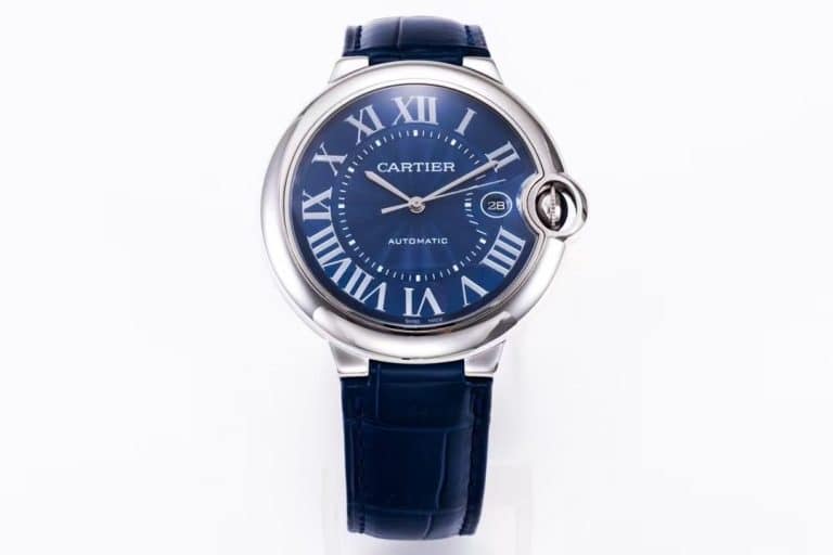 AF Factory Cartier Ballon Bleu Super Clone – Blue Dial Leather Strap Edition (Model CRW6900065)