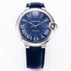 AF Factory Cartier Ballon Bleu Super Clone – Blue Dial Leather Strap Edition (Model CRW6900065)