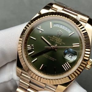 Green Dial in Everose Gold