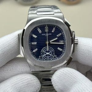 Replica Patek Philippe Nautilus 5980/1A Chronograph Blue Dial