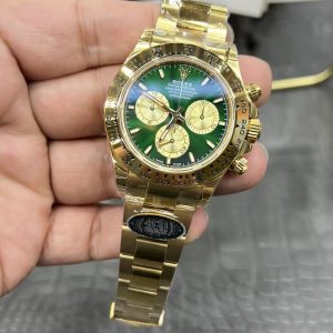 Clean Factory 4131 Super Clone Gold Daytona with Green Dial (China)