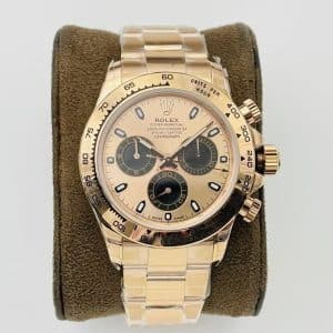 VSF Super Clone Daytona 116505 – Everose Gold / Black Sub-Dials (4130 Structure)