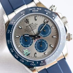 JC Factory Super Clone Daytona — Blue Dial / Oysterflex Style Strap