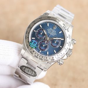 Clean Factory T1 Super Clone Daytona – Steel × Blue Dial with Red Rings (China, Clean)