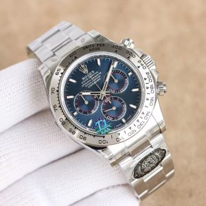 Clean Factory T1 Super Clone Daytona – Steel × Blue Dial with Red Rings (China, Clean)