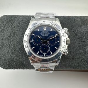 Clean Factory 4131 Super Clone Steel Daytona with Deep Blue Dial (China)