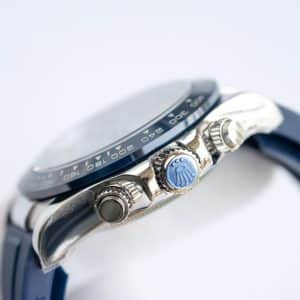 JC Factory Super Clone Daytona — Blue Dial / Oysterflex Style Strap
