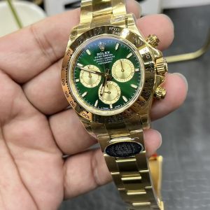 Clean Factory 4131 Super Clone Gold Daytona with Green Dial (China)