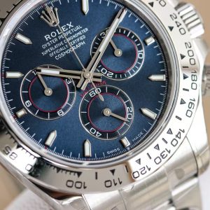 Clean Factory T1 Super Clone Daytona – Steel × Blue Dial with Red Rings (China, Clean)