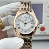 Super Clone Vacheron Constantin Fiftysix 40mm Silver Sector Dial Pink Gold Case Bracelet ZF Factory
