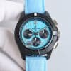 Super Clone Breitling Avenger 45 Sky-Blue Dial Black Steel Case KB Factory