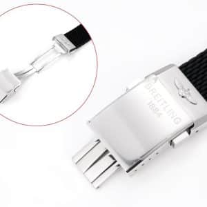 Super Clone Breitling Superocean Heritage II Chronograph 44 Green Dial Black Bezel Rubber Strap BLS Factory China Replica Edition