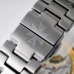 Super Clone Vacheron Constantin Overseas Tourbillon Silver Dial Stainless Steel Bracelet · BBS Factory
