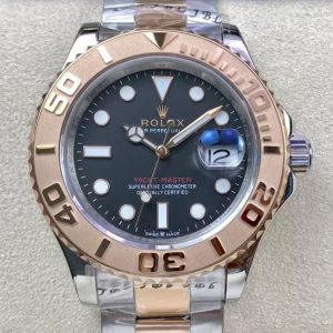China Super Clone Yacht-Master Two-Tone with Everose-Tone Bezel and Black Dial